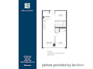 1 Bedroom apartment for rent in TORONTO