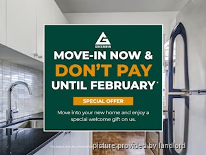 Bachelor apartment for rent in NORTH YORK 