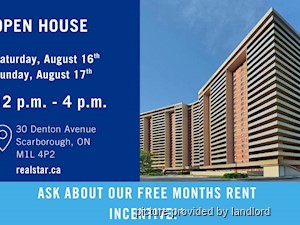 Bachelor apartment for rent in SCARBOROUGH