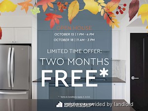 Bachelor apartment for rent in East York