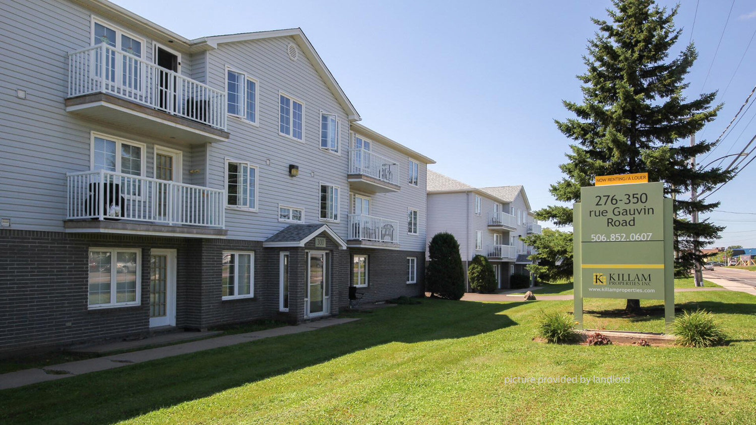 276 Gauvin Rd, Dieppe, NB 2 Bedroom for rent Dieppe Apartments