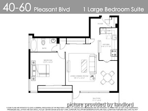 Bachelor apartment for rent in Toronto