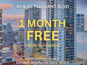 2 Bedroom apartment for rent in Toronto