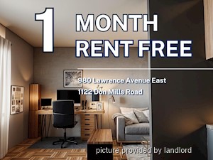 Bachelor apartment for rent in North York