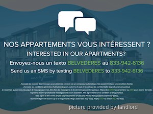 1 Bedroom apartment for rent in Beauport