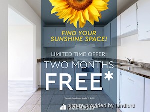 Bachelor apartment for rent in Burlington