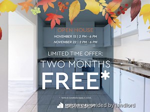 Bachelor apartment for rent in Burlington