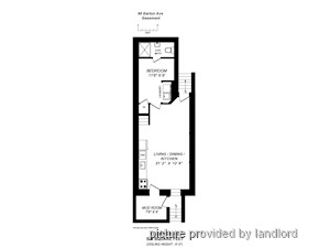 Bachelor apartment for rent in TORONTO