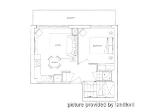 1 Bedroom apartment for rent in TORONTO