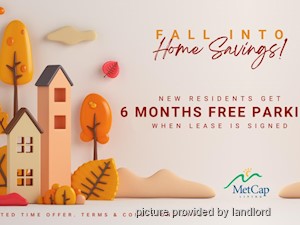 Bachelor apartment for rent in Scarborough