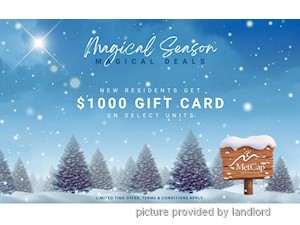 Bachelor apartment for rent in West Vancouver