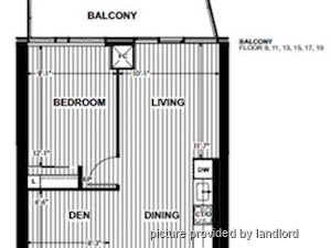 1 Bedroom apartment for rent in TORONTO