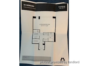 Bachelor apartment for rent in TORONTO