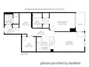 1 Bedroom apartment for rent in MISSISSAUGA