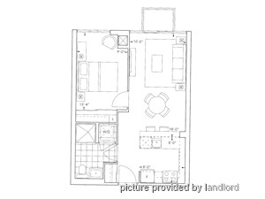 1 Bedroom apartment for rent in TORONTO