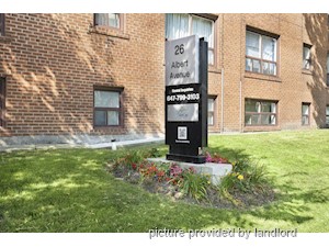 Bachelor apartment for rent in Etobicoke