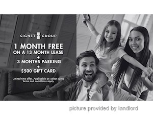 Bachelor apartment for rent in Brampton