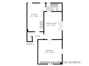 1 Bedroom apartment for rent in TORONTO