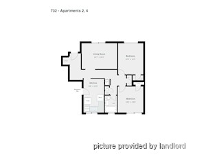 2 Bedroom apartment for rent in Montreal