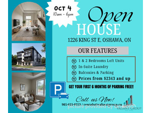 2 Bedroom apartment for rent in OSHAWA