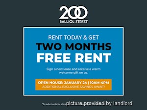 Bachelor apartment for rent in TORONTO