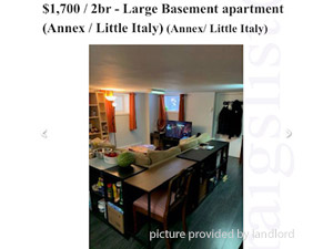2 Bedroom apartment for rent in Toronto