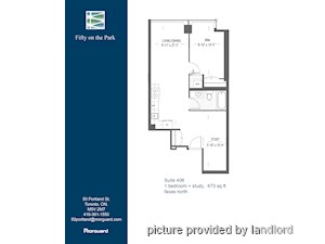 1 Bedroom apartment for rent in TORONTO